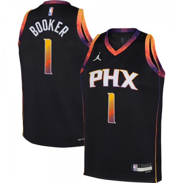Игровая форма  Devin Booker Phoenix Suns Jordan Brand Youth Swingman - Statement Edition - Black