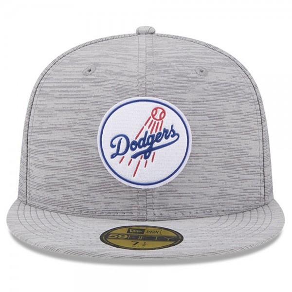 Бейсболка Los Angeles Dodgers New Era 2023 Clubhouse 59FIFTY - Gray