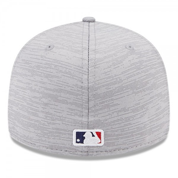 Бейсболка Los Angeles Dodgers New Era 2023 Clubhouse Low Profile 59FIFTY - Gray