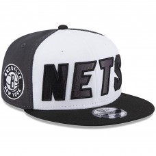 Бейсболка Brooklyn Nets New Era Back Half 9FIFTY - White/Black