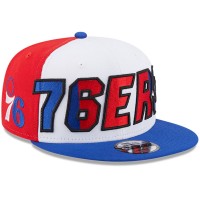 Бейсболка Philadelphia 76ers New Era Back Half 9FIFTY - White/Royal