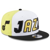 Бейсболка Utah Jazz New Era Back Half 9FIFTY - White/Black