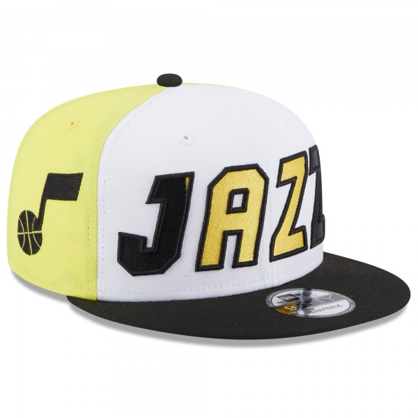 Бейсболка Utah Jazz New Era Back Half 9FIFTY - White/Black