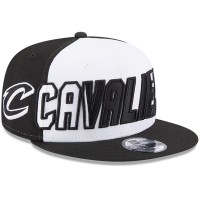 Бейсболка Cleveland Cavaliers New Era Back Half 9FIFTY - White/Black