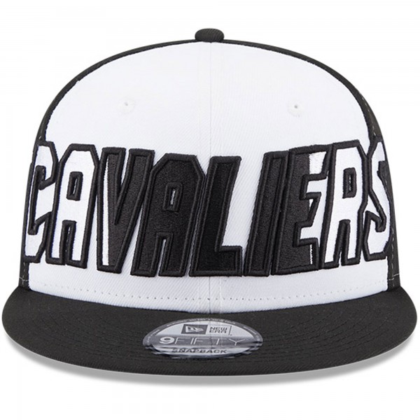 Бейсболка Cleveland Cavaliers New Era Back Half 9FIFTY - White/Black