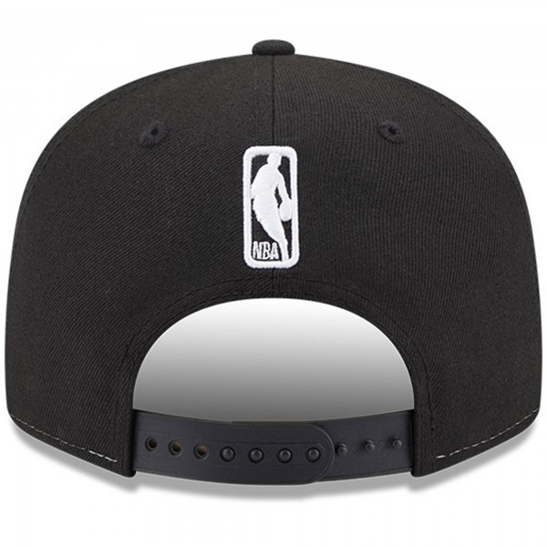 Бейсболка Cleveland Cavaliers New Era Back Half 9FIFTY - White/Black