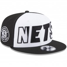 Бейсболка Brooklyn Nets New Era Back Half 9FIFTY - White/Black