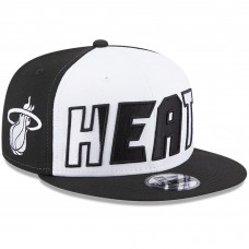 Бейсболка Miami Heat New Era Back Half 9FIFTY - White/Black