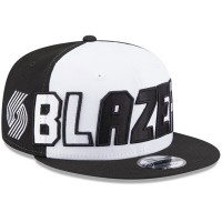 Бейсболка Portland Trail Blazers New Era Back Half 9FIFTY - White/Black