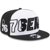 Бейсболка Philadelphia 76ers New Era Back Half 9FIFTY - White/Black