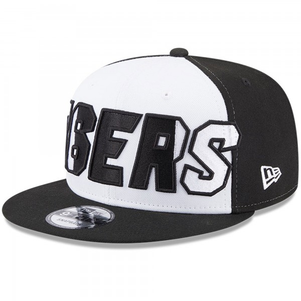 Бейсболка Philadelphia 76ers New Era Back Half 9FIFTY - White/Black