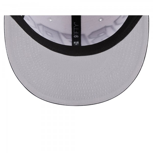 Бейсболка Philadelphia 76ers New Era Back Half 9FIFTY - White/Black