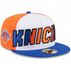 Бейсболка New York Knicks New Era Back Half 9FIFTY - White/Blue
