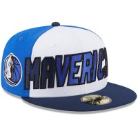 Бейсболка Dallas Mavericks New Era Back Half 9FIFTY - White/Navy