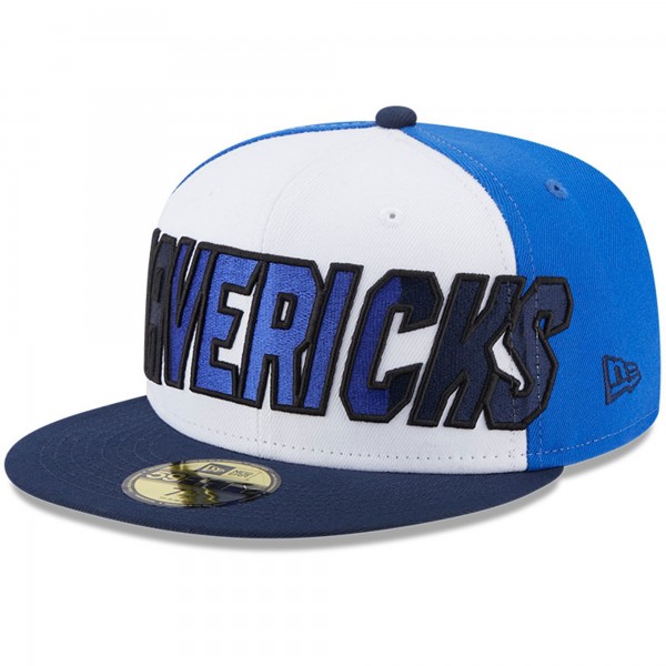 Бейсболка Dallas Mavericks New Era Back Half 9FIFTY - White/Navy