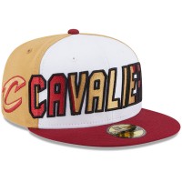 Бейсболка Cleveland Cavaliers New Era Back Half 9FIFTY - White/Wine