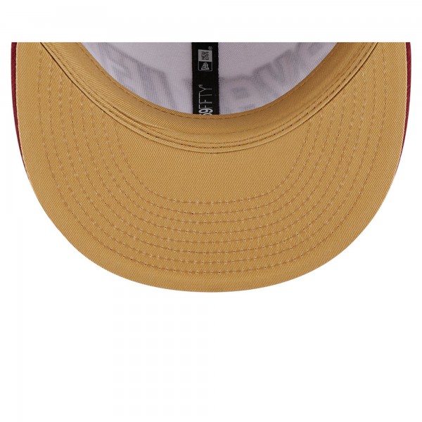 Бейсболка Cleveland Cavaliers New Era Back Half 9FIFTY - White/Wine