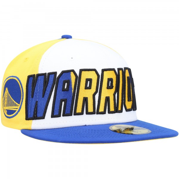 Бейсболка Golden State Warriors New Era Back Half 9FIFTY - White/Royal