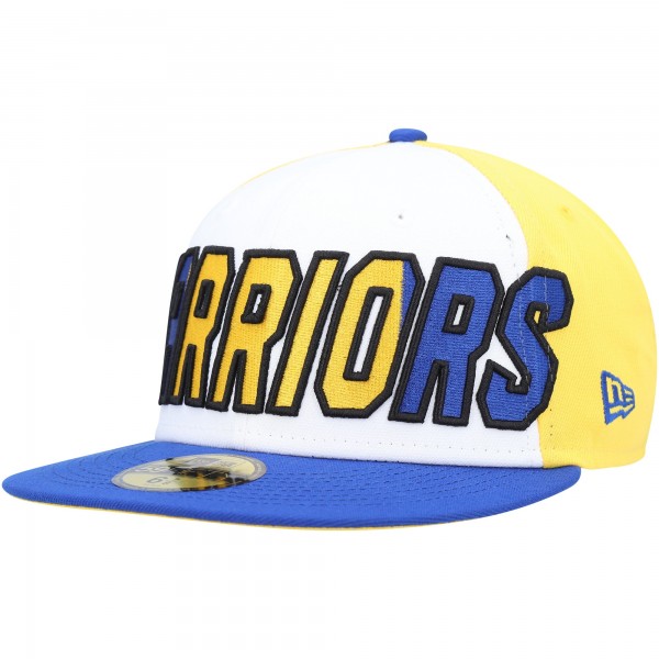 Бейсболка Golden State Warriors New Era Back Half 9FIFTY - White/Royal