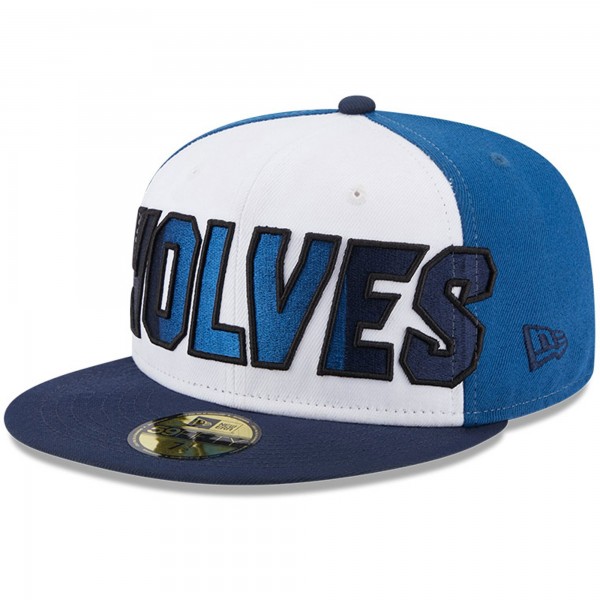 Бейсболка Minnesota Timberwolves New Era Back Half 9FIFTY - White/Navy