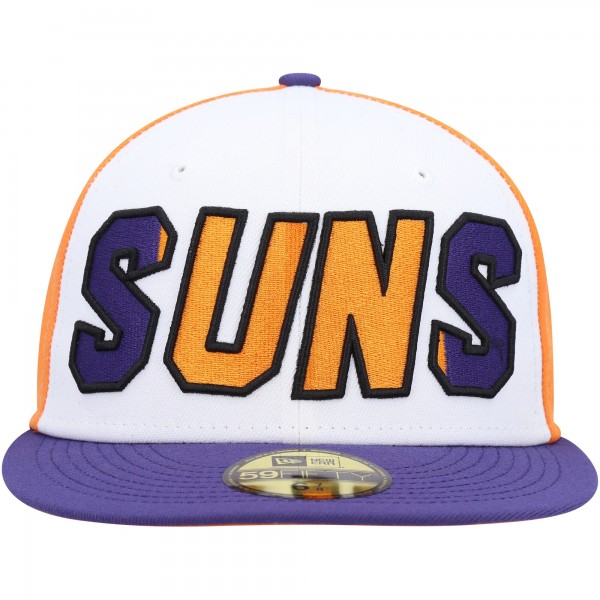 Бейсболка Phoenix Suns New Era Back Half 9FIFTY - White/Purple
