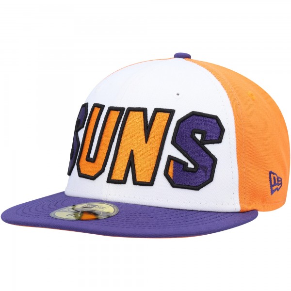 Бейсболка Phoenix Suns New Era Back Half 9FIFTY - White/Purple