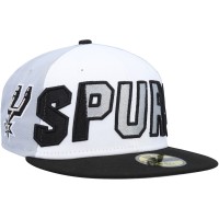 Бейсболка San Antonio Spurs New Era Back Half 9FIFTY - White/Black
