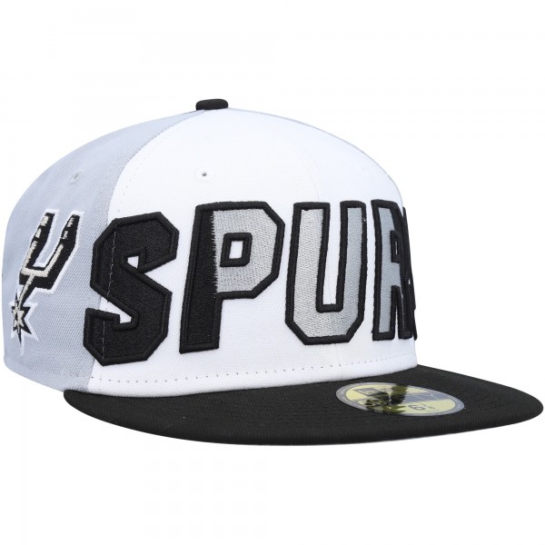 Бейсболка San Antonio Spurs New Era Back Half 9FIFTY - White/Black