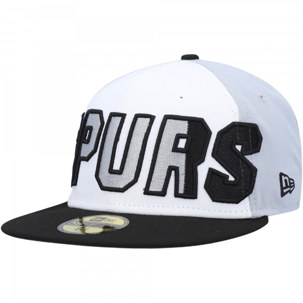 Бейсболка San Antonio Spurs New Era Back Half 9FIFTY - White/Black
