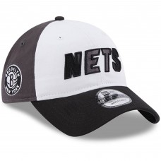 Бейсболка Brooklyn Nets New Era Back Half 9TWENTY - White/Black