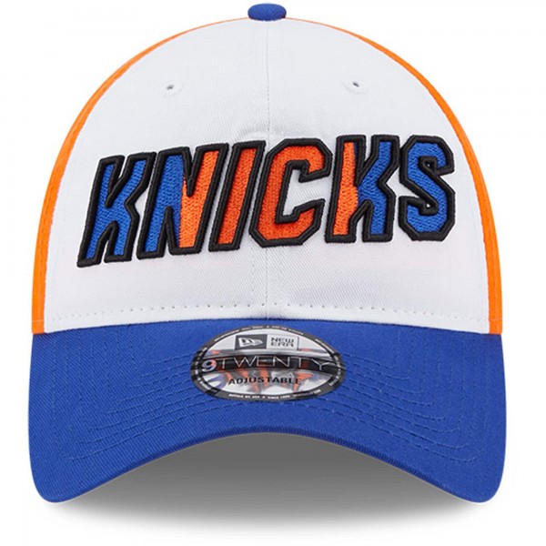Бейсболка New York Knicks New Era Back Half 9TWENTY - White/Blue