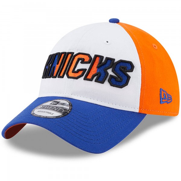 Бейсболка New York Knicks New Era Back Half 9TWENTY - White/Blue