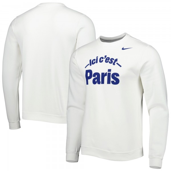 Кофта Paris Saint-Germain Nike Club Fleece - White