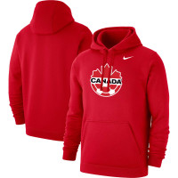 Canada Soccer Nike Club Primary Pullover Hoodie - Red