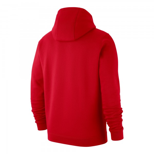 England National Team Nike Club Primary Pullover Hoodie - Red