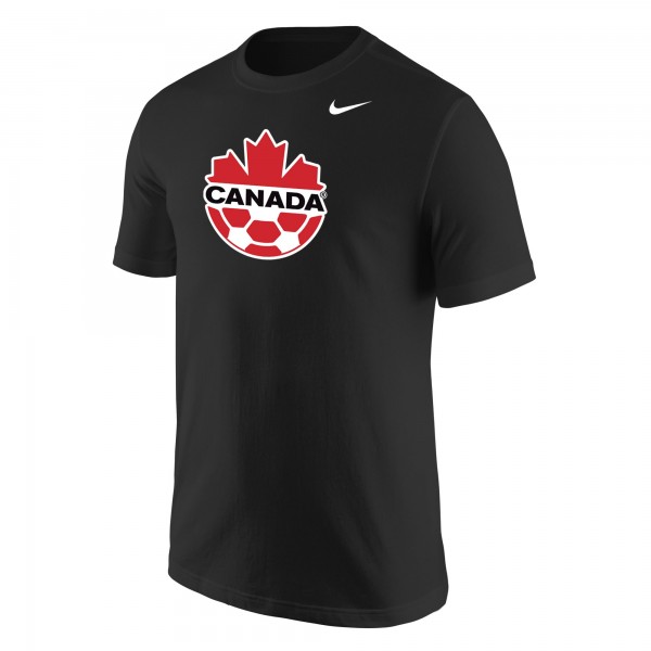 Canada Soccer Nike Core T-Shirt - Black