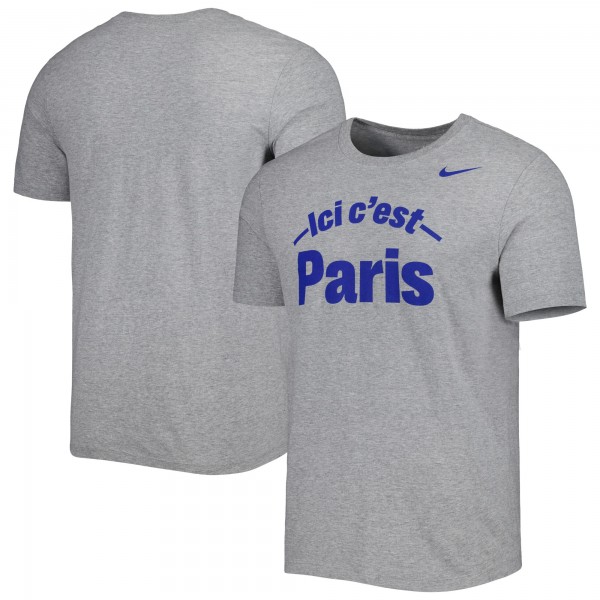 Футболка Paris Saint-Germain Nike Core - Heather Gray
