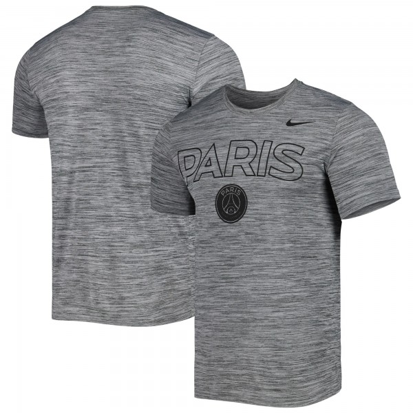 Футболка Paris Saint-Germain Nike Lockup Velocity Legend Performance - Heather Gray