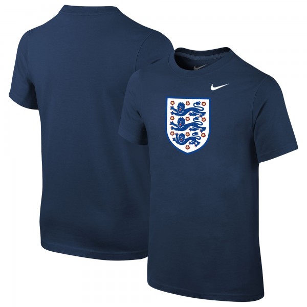 Подростковая England National Team Nike Core Team T-Shirt - Navy