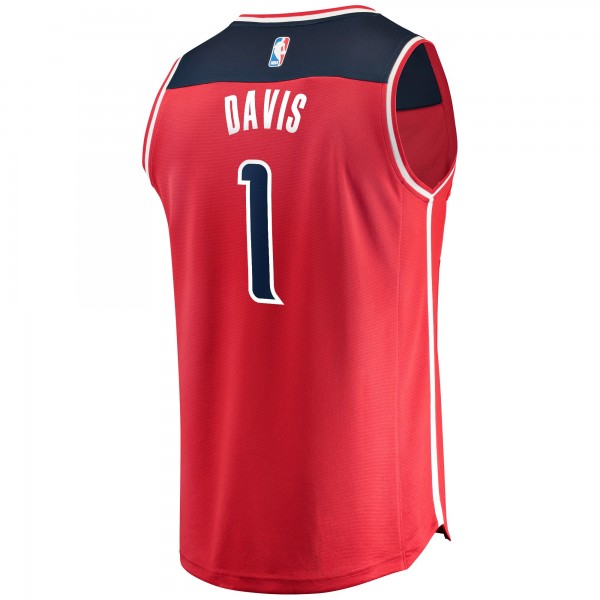 Игровая форма  Johnny Davis Washington Wizards 2022 NBA Draft First Round Pick Fast Break Replica Player Icon - Edition - Red