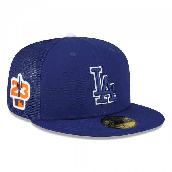 Бейсболка Los Angeles Dodgers New Era 2023 Spring Training 59FIFTY - Royal