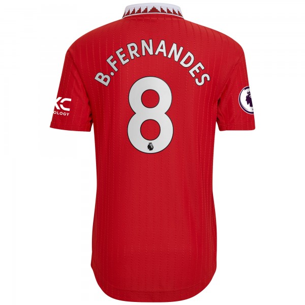 Игровая форма  adidas Bruno Fernandes Manchester United Red 2022/23 Home Team Authentic Player
