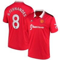 Игровая форма  adidas Bruno Fernandes Manchester United Red 2022/23 Home Team Replica Player