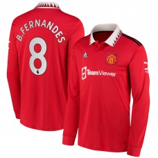 Игровая форма  adidas Bruno Fernandes Manchester United Red 2022/23 Home Team Replica Player