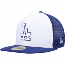 Бейсболка Los Angeles Dodgers New Era 2023 On-Field Batting Practice 59FIFTY - White/Royal
