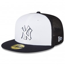 Бейсболка New York Yankees New Era 2023 On-Field Batting Practice 59FIFTY - White/Navy