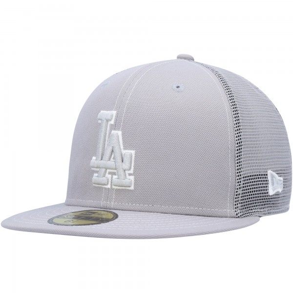 Бейсболка Los Angeles Dodgers New Era 2023 On-Field Batting Practice 59FIFTY - Gray
