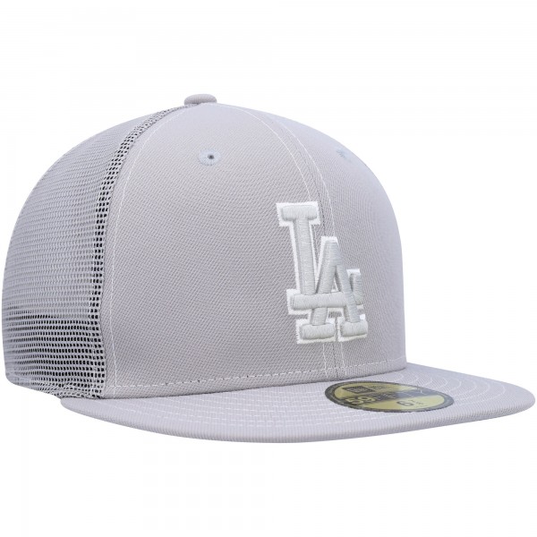 Бейсболка Los Angeles Dodgers New Era 2023 On-Field Batting Practice 59FIFTY - Gray