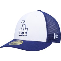 Бейсболка Los Angeles Dodgers New Era 2023 On-Field Batting Practice Low Profile 59FIFTY - Royal/White