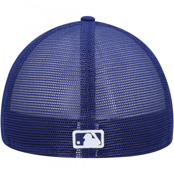 Бейсболка Los Angeles Dodgers New Era 2023 On-Field Batting Practice Low Profile 59FIFTY - Royal/White